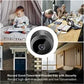 Mini WiFi camera shown with smartphone app connection