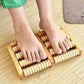Wooden Foot Roller Massager – Manual Reflexology Foot Massage Tool