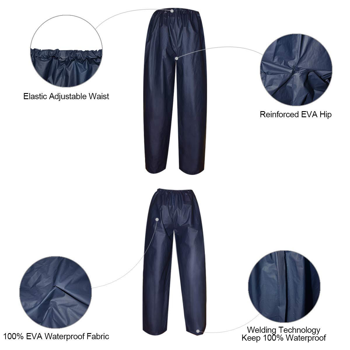 Waterproof Rain Coat & Pant Set | Lite Rain Suit for Bike & Cycling
