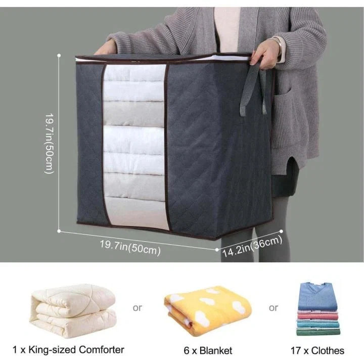 (Pack of 4) Storage Organizer Bags - 100GSM