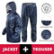 Waterproof Rain Coat & Pant Set | Lite Rain Suit for Bike & Cycling